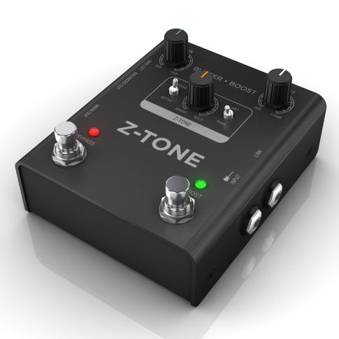 IK Multimedia Z-TONE Buffer Boost Preamp/DI Pedal with Tone Shaping