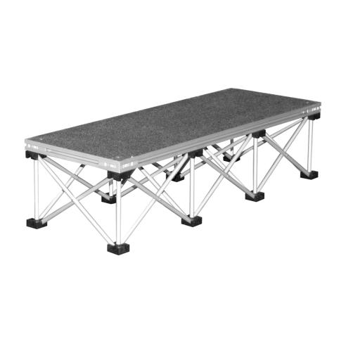 Intellistage IS4STEP16C 4' Wide Carpeted Step Package for 16" High Stages