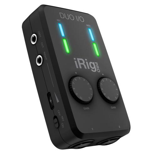 iRig Pro DUO I/O 2-channel audio interface with MIDI for iPhone/iPad and Mac/PC