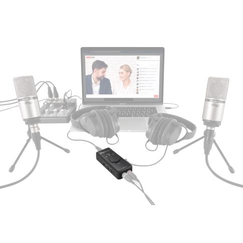 iRig Stream Connectivity Example Laptop