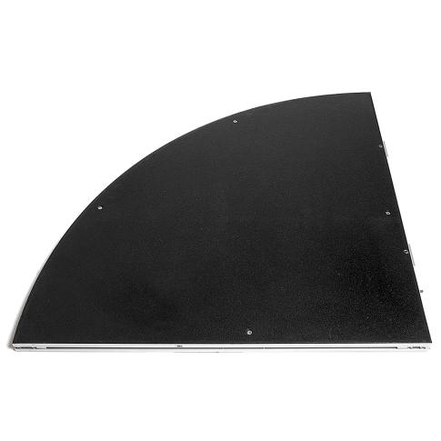Intellistage ISQRPT3 3FT Tuffcoat Quarter Round Platform