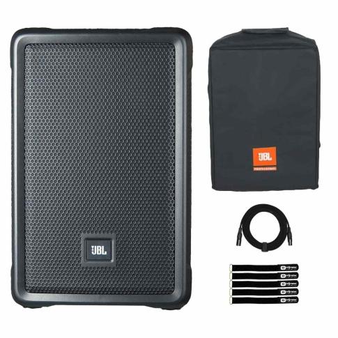 JBL Professional IRX108BT Powered 8" Portable Speaker with Cover
