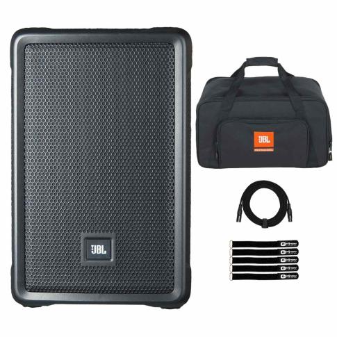 JBL Professional IRX108BT Powered 8" Portable Speaker with Tote Bag