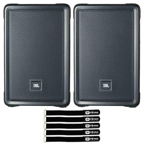 JBL Professional IRX108BT Powered 8" Speakers with Bluetooth 2-Pack