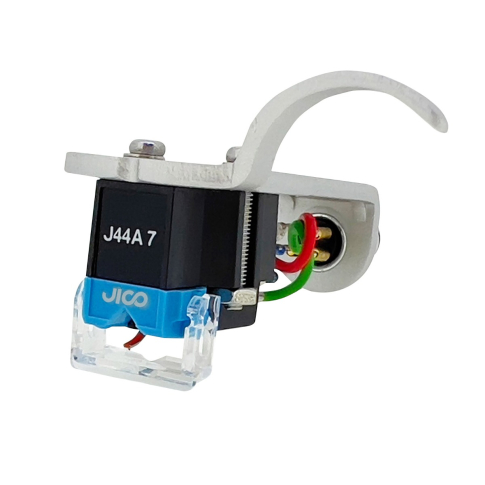 Jico J-AAC0616 OMNIA J44A 7 DJ IMPROVED Cartridge on Silver Headshell