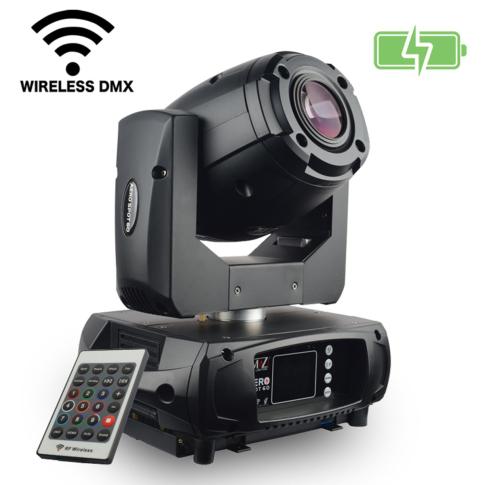 JMAZ Lighting JZ3003 AERO SPOT 60 Battery Powered 60W LED Moving Head Main