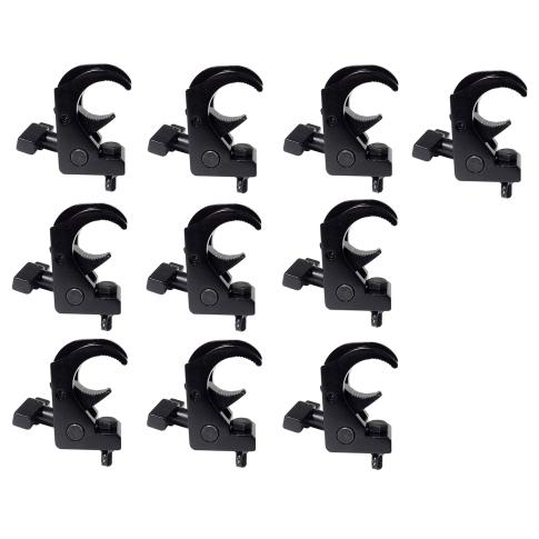 (10) Global Truss Jr Snap Clamps in Black