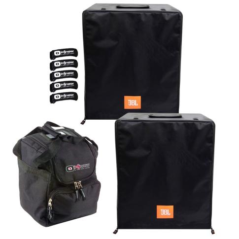 (2) JBL Bags JRX218S-CVR-CX Convertible JRX218S Speaker Covers Bundle