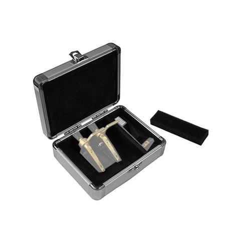 Odyssey KCC2PR2SD Krom Pro2 Case in Silver Diamond For Two Turntable Needle Cartridges