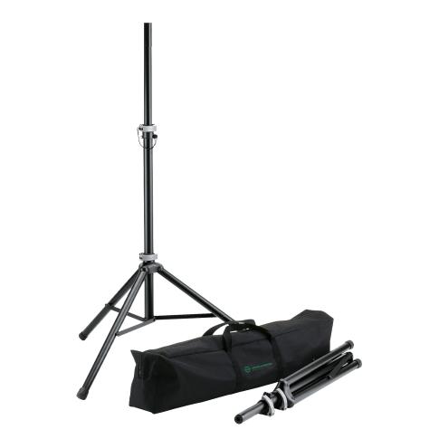 Konig & Meyer 21459 Speaker Stands Package with Carrying Case Group