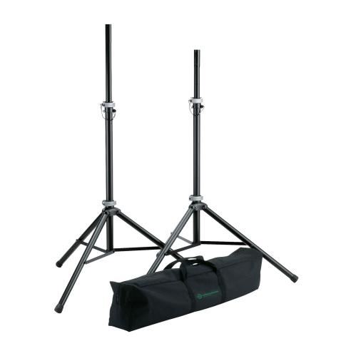 Konig & Meyer 21459 Speaker Stands Package with Carrying Case