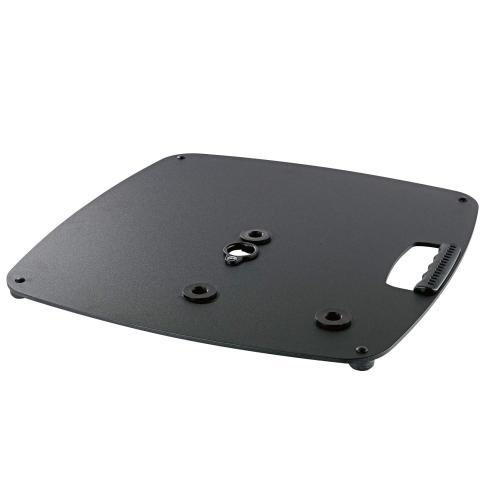 Konig & Meyer 26706 21.6" x 21.6" (550 x 550mm) Structured Black Base Plate