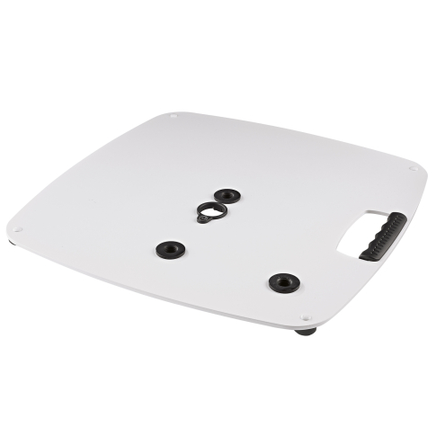 Konig & Meyer 26706W 21.6" x 21.6" (550 x 550mm) Pure White Base Plate