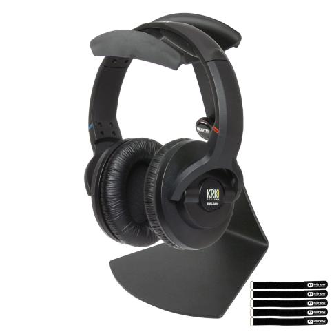 KRK KNS 6402 Premium Closed Back Studio Headphones with Stand