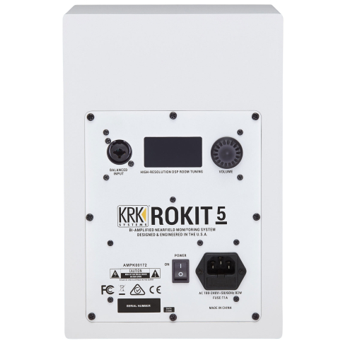 2) KRK RP5 ROKIT G4 Monitors with Yellow Cables | IDJNOW