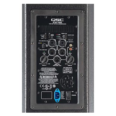 QSC KW152 1000 Watt 2-way Active Speaker with 15” Woofer back