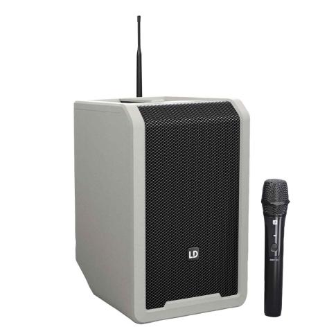LD Systems ANNY 8 HHD B4.7 G PA Speaker with Handheld Mic - Urban Grey