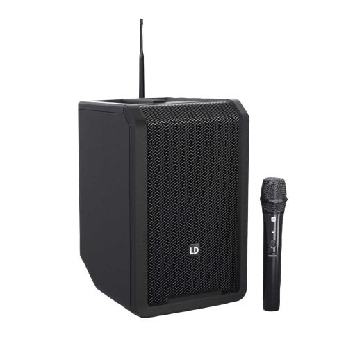 LD Systems ANNY 8 HHD B4.7 PA Speaker with Handheld Mic - Stage Black
