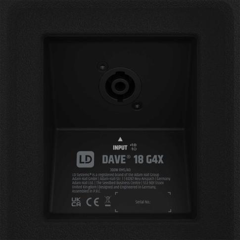 LD Systems DAVE 18 G4X Sound System with 18