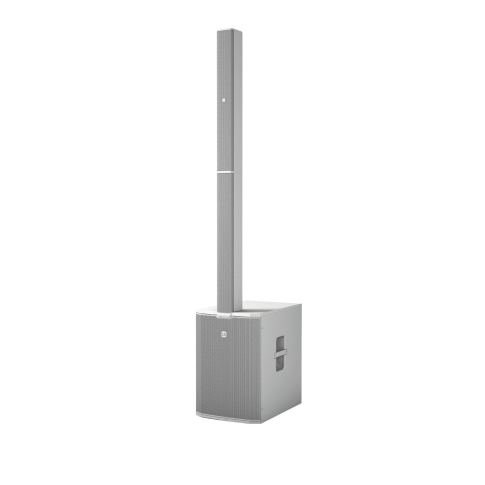 LD Systems MAUI 44 G2-W Powered Column PA System in White Angle