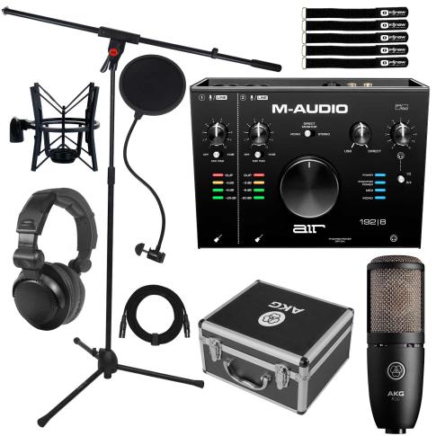 M-Audio AIR 192 | 8 Audio Interface with AKG Perception Microphone