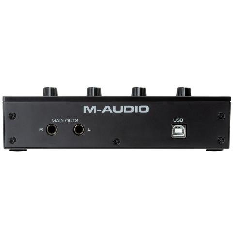 M-Audio M-TRACK DUO 2-Channel USB Audio Interface with 2 Combo Inputs Rear
