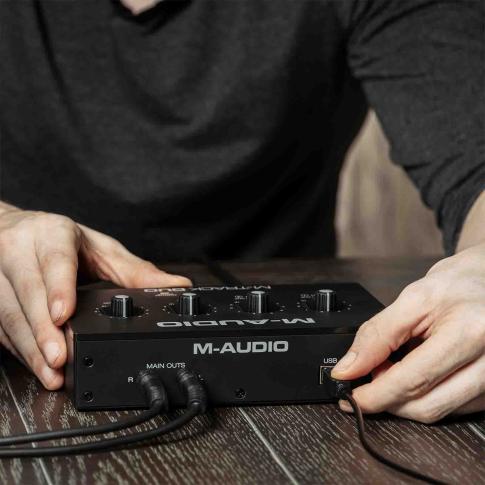 M-Audio M-TRACK DUO 2-Channel USB Audio Interface with 2 Combo Inputs USB