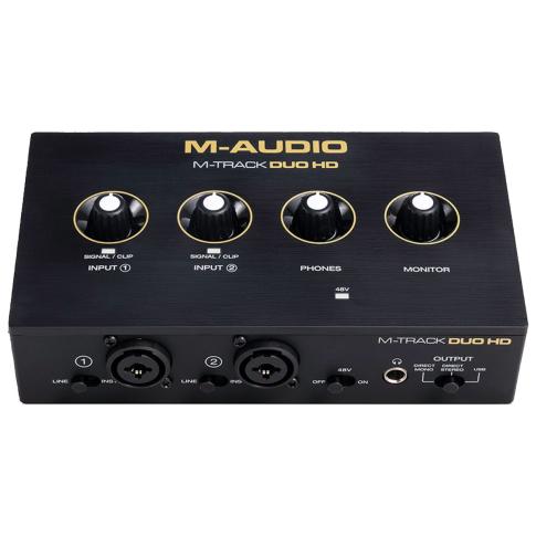 M-Audio M-Track Duo HD 24-Bit 192kHz 2-in 2-out USB-C Audio Interface Front