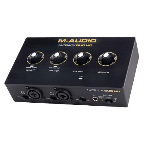 M-Audio M-Track Duo HD 24-Bit 192kHz 2-in 2-out USB-C Audio Interface Left