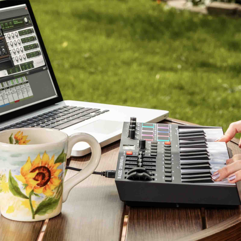 OXYGEN PRO MINI midiキーボード Amazon.com: M-AUDIO Oxygen Pro Mini 32-Key USB MIDI Keyboard