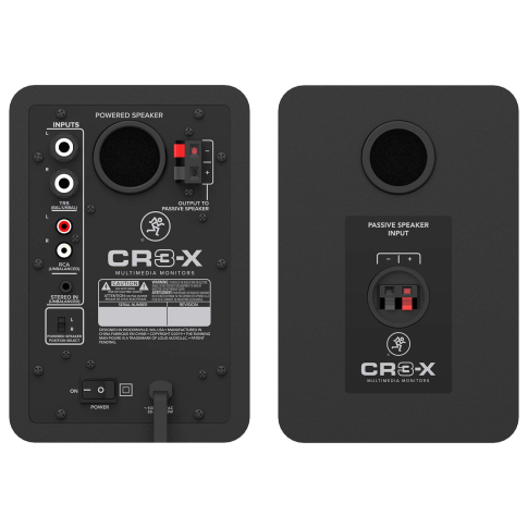 Mackie CR3 アクティブスタジオモニター Mackie CR3-x Monitors with Clutch Stands & Green Trim | IDJNOW