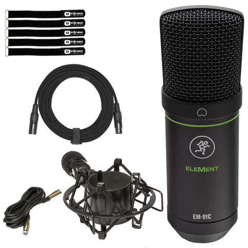 Mackie EM-91C EleMent Large-Diaphragm Condenser Microphone with Cable