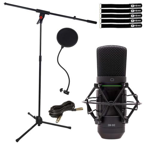 Mackie EM-91C EleMent Series Condenser Microphone with Pop Filter