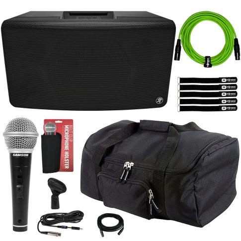 Mackie FreePlay LIVE Speaker & Shure SV100-W Microphone | IDJNOW