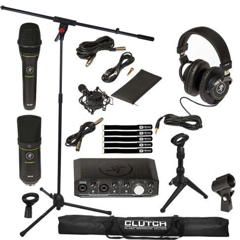 Mackie Producer Bundle Recording Bundle with Microphone Boom Stand