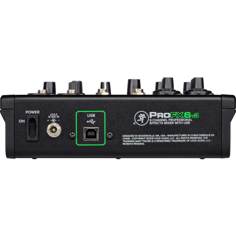 Mackie ProFX6v3 6 Channel Mixer with Cables | IDJNOW