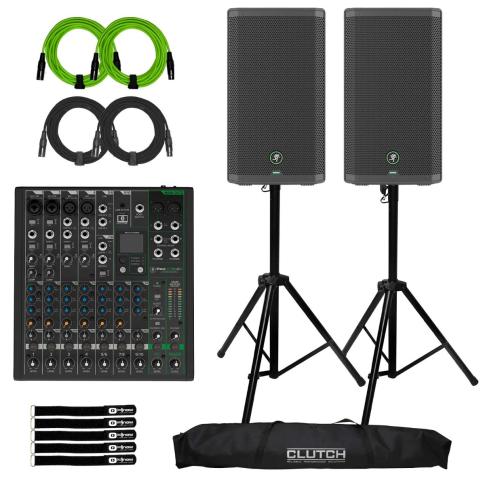 Mackie Thrash212 GO 12" Battery-Powered Speaker with ProFX10v3+ Mixer