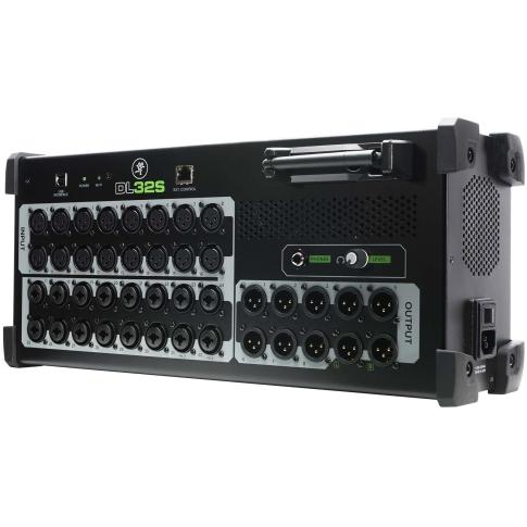 Mackie DL32S 32-Channel Wireless Digital Live Sound Mixer Left Angle