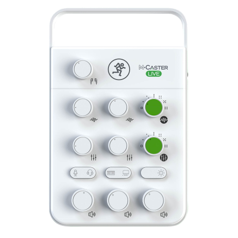 Mackie M•Caster Live Portable Live Streaming Mixer in White
