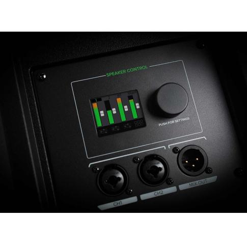 Mackie Thump15BST 1300W 15 inch Advanced Powered Loudspeaker IO Panel Close-up