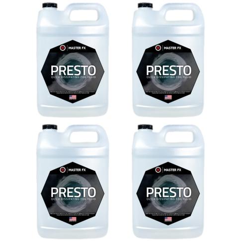 Master FX FF-PR-4 Presto Quick Dissipating Fog Fluid (4 Gallons)