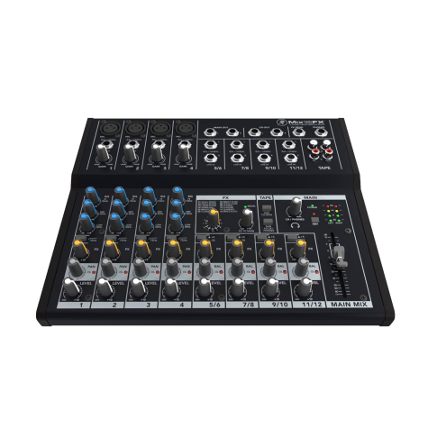 Mackie Mix12FX Effects Mixer with Cables & Bag | IDJNOW