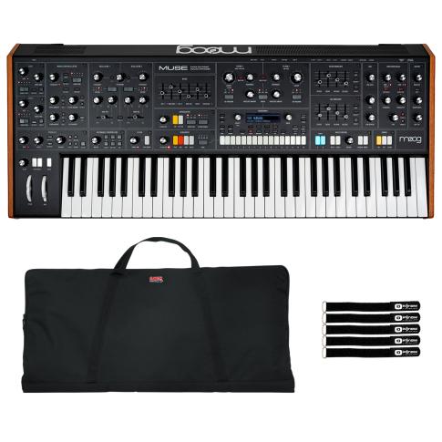 Moog Muse 8-Voice Bi-Timbral Polyphonic Synthesizer with Bag Package