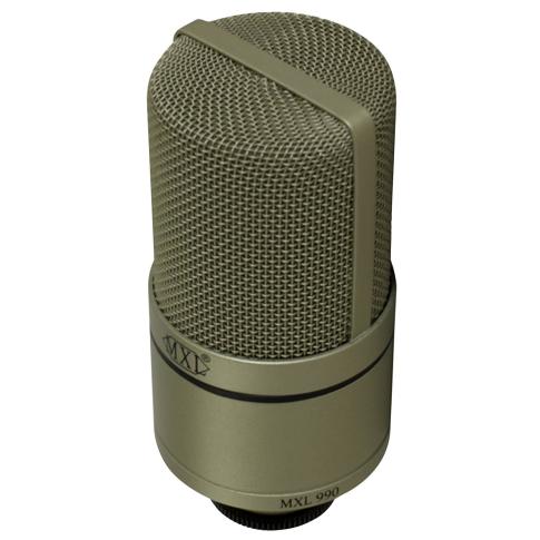 MXL 990 Condenser Microphone Top Angle View