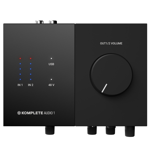Native Instruments Komplete Audio 1 2-Channel Audio Interface Top Down