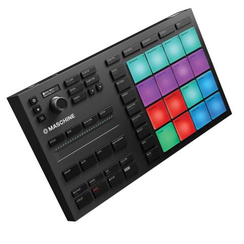 Native Instruments Maschine Mikro MK3 with Decksaver Cover