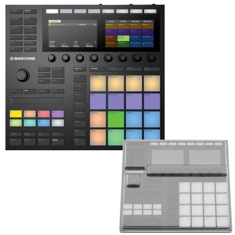 Native Instruments Maschine MK3 Groove Production System with Decksaver DJ Controller Cover Package