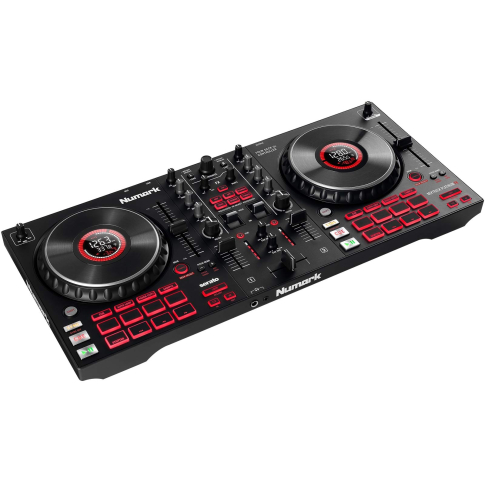 Numark Mixtrack Platinum FX with Laptop Stand | IDJNOW