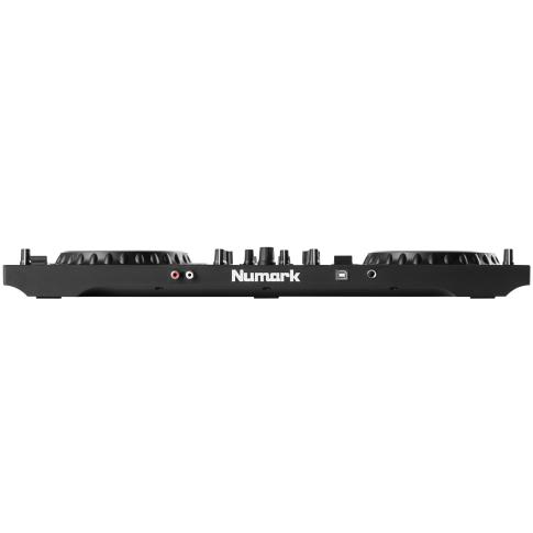 Numark Mixtrack Platinum FX 4-Deck DJ Controller with Jog Wheel Displays and FX Paddles Back