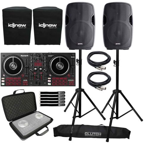 Numark Mixtrack Pro FX 2-Deck DJ Controller with Gemini 12" Speakers